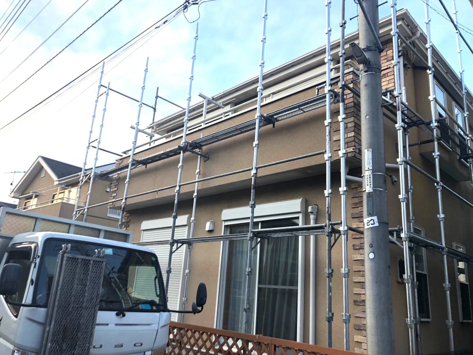 足場組み立て